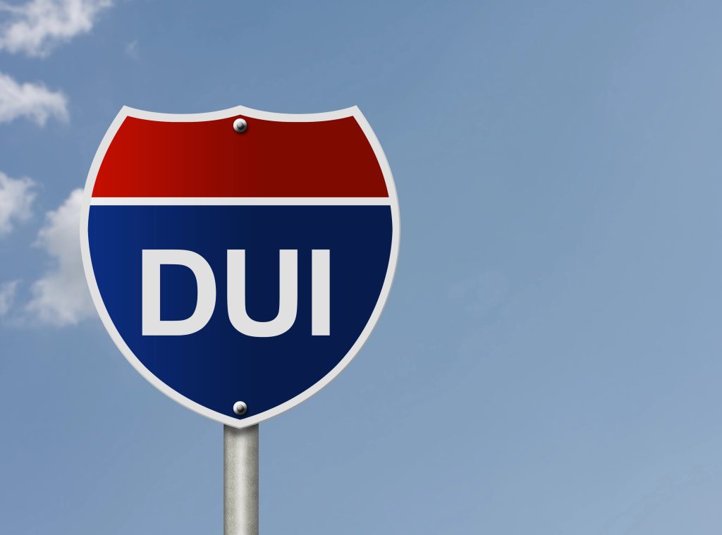 DUI sign