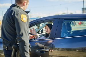 Pulled over by police